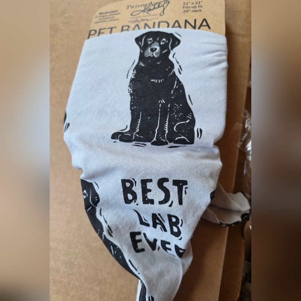 Gray Dog Bandana - Best Lab Ever